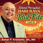 Bonar P Krisnanto Ucapkan Selamat Lebaran 1447 H Serukan Kedamaian dan Keharmonisan